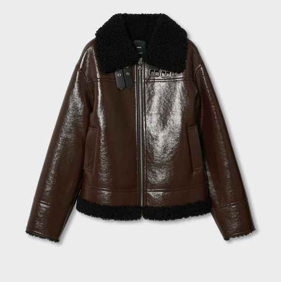 NWT MGO jacket, NWT Mango jacket sherpa - Picture 1 of 4
